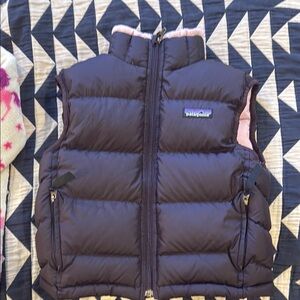 Patagonia Dark Purple Puffer Vest